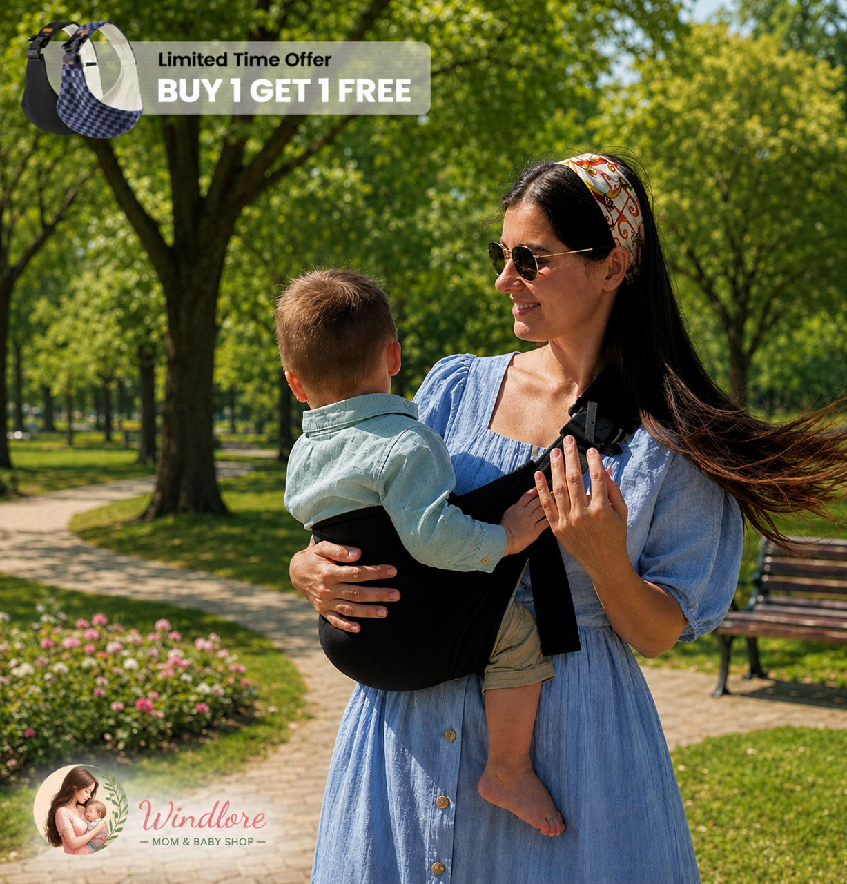 Windlore™ SnugNest Baby Sling