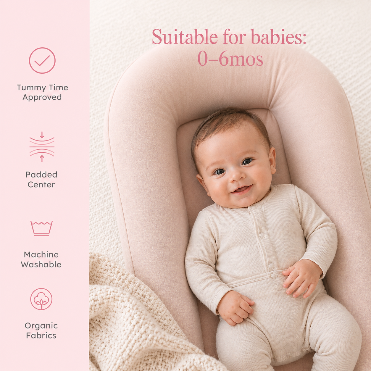 Windlore™ CozyNest Baby Lounger
